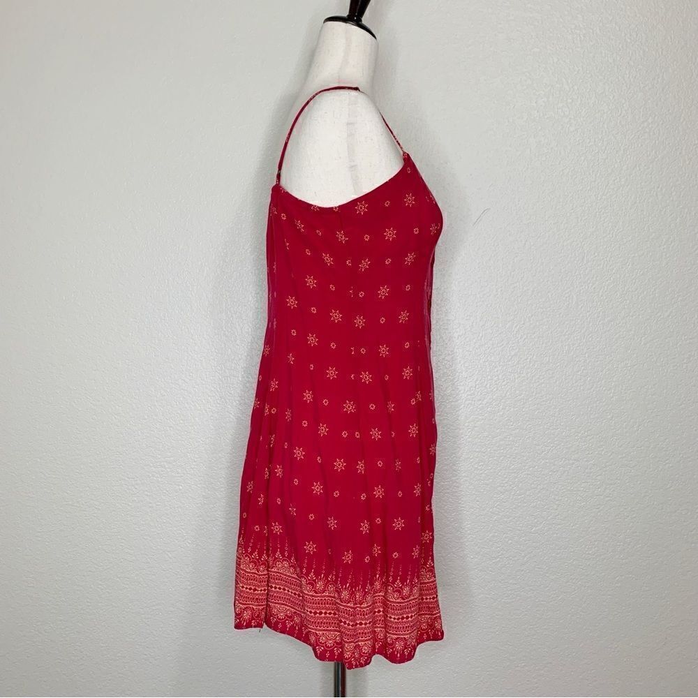 NWOT Mudd Women’s Size Large Red Floral Romper - Picture 5 of 12